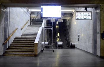 Eskalator əsaslı təmirdən sonra istifadəyə verilib