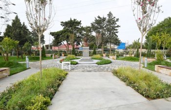 Prezident Əmircanda parkda yaradılan şəraitlə tanış olub