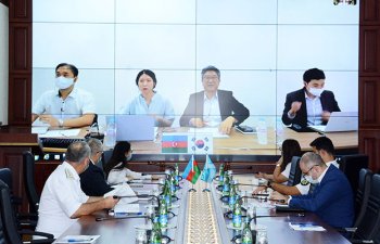 Koreya Gömrük İdarəsinin layihəsi ilə bağlı onlayn iclas keçirildi