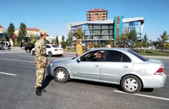 Qubada polis gücləndirilmiş iş rejimində xidmət aparır