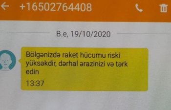 Ermənilər mesaj vasitəsilə saxta çağırışlar edir - Xəbərdarlıq