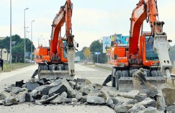 Bakı-Quba-Rusiya avtomobil yolunda təmir-bərpa işləri davam etdirilir