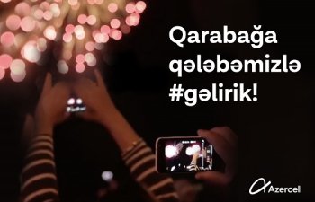 Azercell həmvətənlərimizlə qələbə sevincini bölüşür!