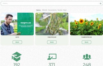 Fermerlərə informasiya-məsləhət xidməti göstərən elektron resurslar təkmilləşdirilir