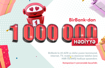 BirBank istifadəçiləri onlayn ödənişlər zamanı hədiyyələr qazanacaqlar
