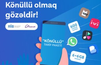 Azercell RİİB –in təşəbbüsü ilə Könüllülərə güzəşt təqdim edir