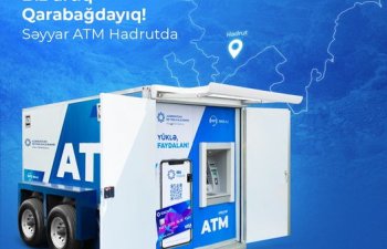 Azad olunmuş ərazilərdə bank ofisləri quraşdırılır-FOTO