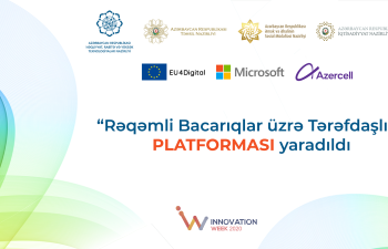 “Rəqəmli bacarıqlar üzrə tərəfdaşlıq” platforması təsis edilib