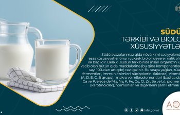 Südün tərkibi və bioloji xüsusiyyətləri