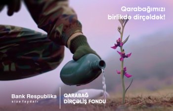 Bank Respublika “Qarabağ Dirçəliş Fondu”na 200 min manat köçürdü