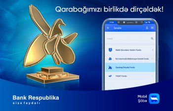 “Qarabağ Dirçəliş Fondu”na ianələrinizi Mobil Şöbə əlavəsi ilə edə bilərsiniz