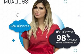 Sevinc Heydərova: Kök hüceyrə kursu və proloterapiya kurslarımıza qeydiyyat davam edir