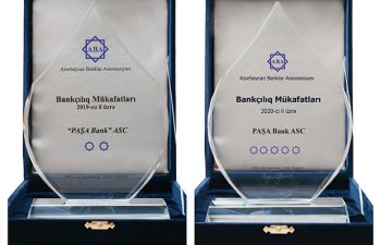 PAŞA Bank ABA tərəfindən bir neçə nüfuzlu mükafata layiq görülüb