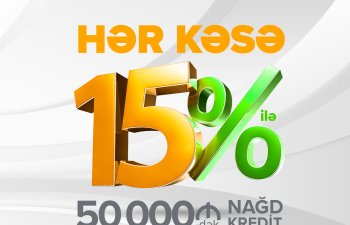 Expressbank-dan hər kəsə cəmi 15%-lə nağd pul krediti