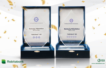 Rabitəbank 8 nominasiyada mükafatlandırılıb