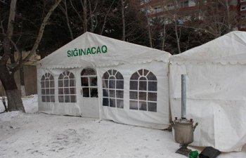 Bakıda qarlı hava ilə əlaqədar qurulan çadırların - SİYAHISI