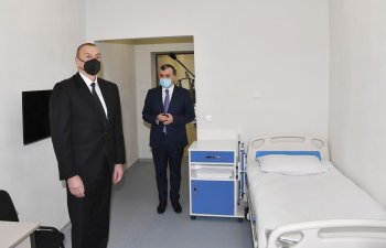 Prezident İlham Əliyev Şağan Reabilitasiya Pansionatının açılışında iştirak edib