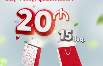 BirKart sahibləri taksit əməliyyatından 20 AZN hədiyyə qazanacaqlar  