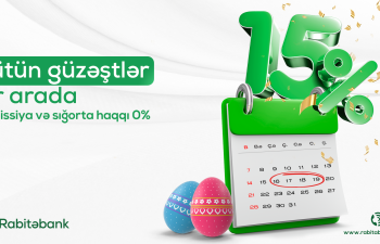 Rabitəbankdan komissiyasız və sığortasız kredit – illik cəmi 15% ilə
