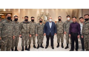 Kapital Bank-ın rəhbərliyi müharibə iştirakçıları ilə görüş keçirdi