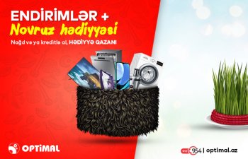 Bayramı “Endirimlər + Novruz hədiyyəsi!” ilə qarşılayın