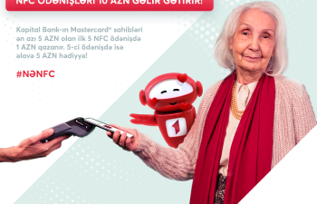 Kapital Bank-ın Mastercard və Maestro kart sahibləri əlavə keşbek qazanacaqlar!