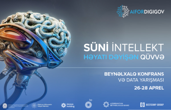 Azərbaycan Beynəlxalq Bankından süni intellekt sahəsində beynəlxalq konfransa dəstək