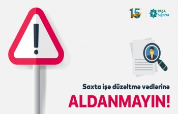 PAŞA Sığorta-nın adından və nüfuzundan istifadə etməklə vətəndaşlar aldadılır