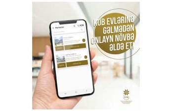 KOB evlərinə gəlmədən onlayn növbə əldə et