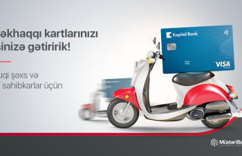 Kapital Bank Azərbaycanda ilk dəfə əmək haqqı kartlarının ünvana çatdırma xidmətini təqdim edir