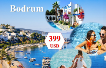 399 dollara 5 ulduzlu hoteldə möhtəşəm BODRUM TƏTİLİ