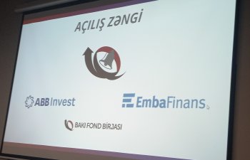 “ABB - İnvest investisiya şirkəti” QSC-nin və “BOKT Embafinans” QSC-nin  iştirakı ilə “Açılış zəngi” mərasimi keçirilib.
