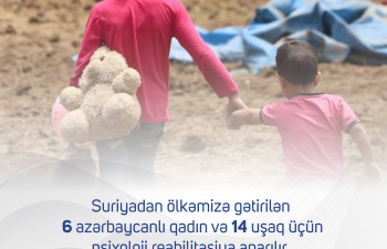 Suriyadan repatriasiya olunanlar reabilitasiya proqramına cəlb olunublar