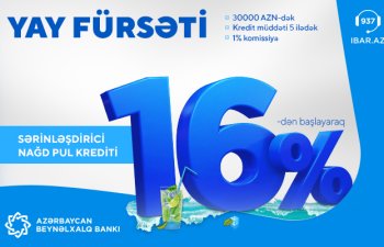 Azərbaycan Beynəlxalq Bankı kredit faizini endirdi