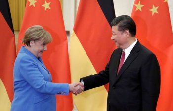 Çin Dövlət Başçısı Merkel və Makron ilə görüşəcək