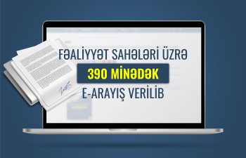 Bu ilin 7 ayında  390 minədək e-arayış verilib