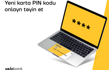 Yelo Bankın yeni xidmətilə kartının şifrəsini onlayn təyin et