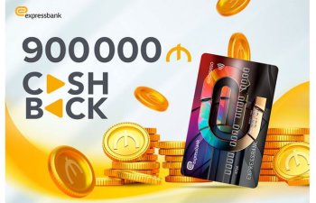 Expressbank müştərilərinə 900.000 manat cashback qaytarıb!