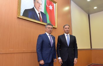 Rəşad Nəbiyevin Qazaxıstanın ticarət və inteqrasiya naziri Baxıt Sultanovla görüşü