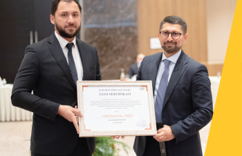  Yelo Bank Qarabağ Dirçəliş Fondunun Sertifikatı ilə təltif olunub  
