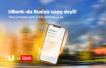 Unibankın mobil əlavəsi ilə Rusiyaya pul köçürmək ikiqat sərfəli olub