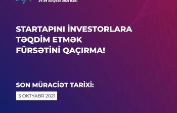 Startaplara layihələrini investorlara təqdim etmək fürsəti 