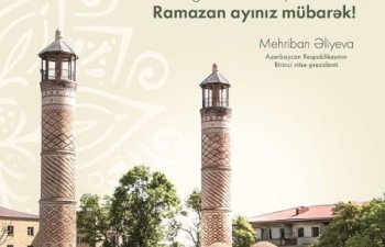 Azərbaycanın Birinci vitse-prezidenti Mehriban Əliyeva instaqram hesabında Ramazan ayı ilə bağlı paylaşım edib