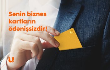  Unibank biznes üçün bütün kartları, hətta çatdırılmanı belə pulsuz etdi