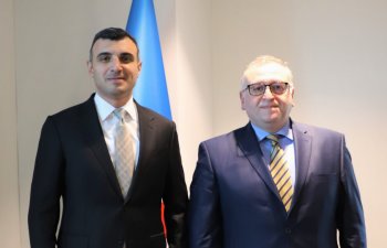 Taleh Kazımov Gürcüstan Milli Bankının sədri ilə görüşüb