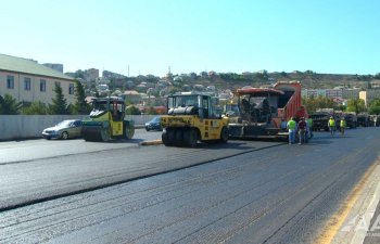 Zığ-Hövsan yolunun yenidən qurulması sürətlə davam etdirilir