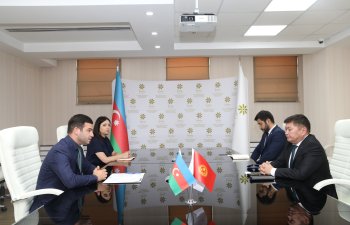 Qırğızıstanın ölkəmizdəki səfiri KOBİA rəhbəri ilə görüşüb