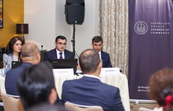 Fransa-Azərbaycan Ticarət Palatasının üzləri ilə görüş