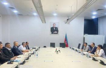 İraqın İnvestisiya Mərkəzinin nümayəndə heyəti AZPROMO-da görüş keçirib