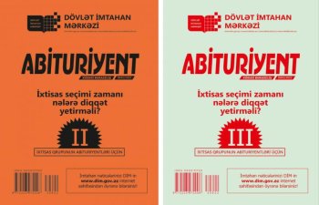 II və III qrup abituriyentləri üçün ixtisas seçimi ilə bağlı kitabçalar nəşr olunub